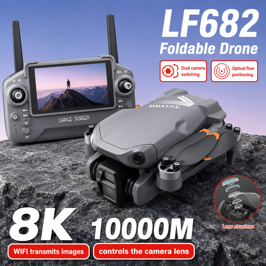 Drone Dji Rc Mini - Foto Udara Drone LF682 8K HD