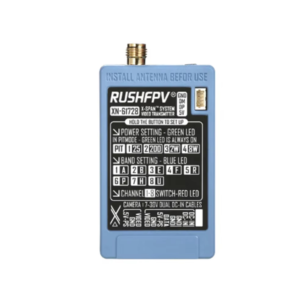 RUSHFPV 6.1‑7.2G 8W X61728 VTX - Drone Rc Toy ulasan dan harga