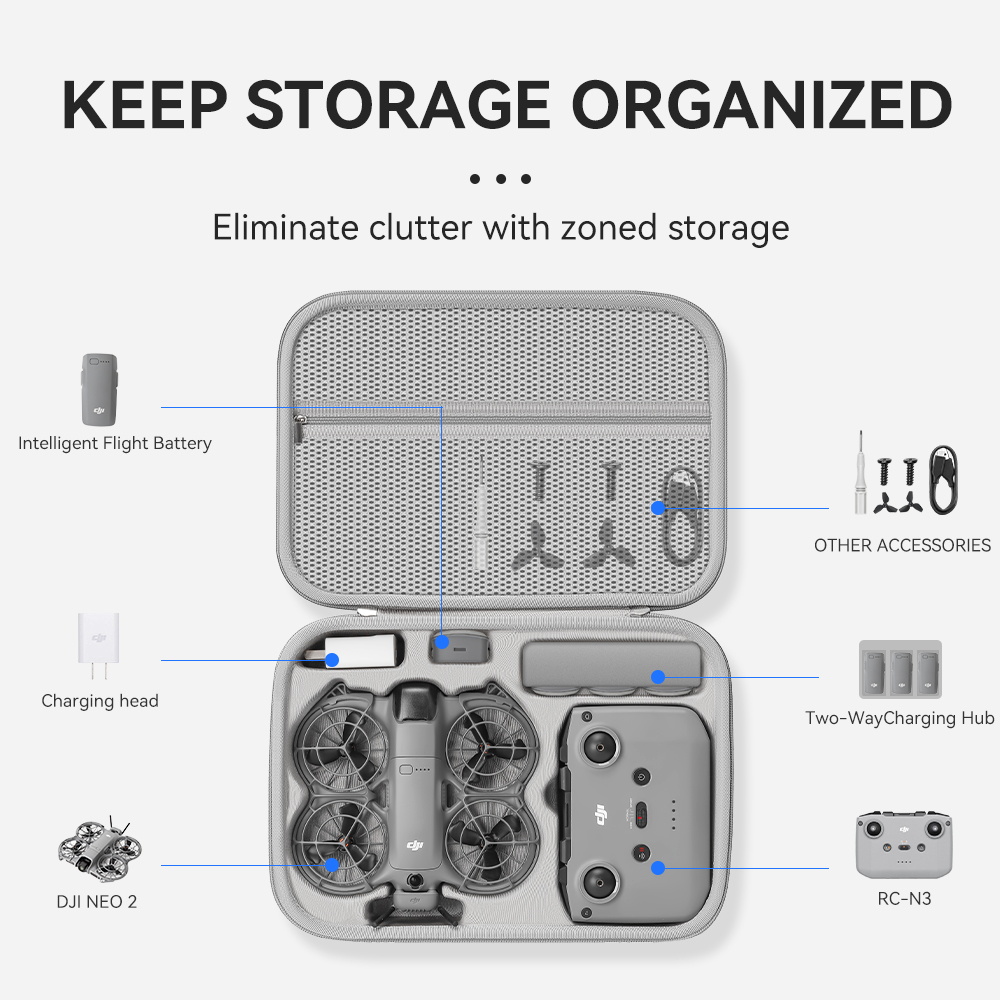 Tas Organizer Perjalanan XFJI  - Drone Rc Cover ulasan dan harga