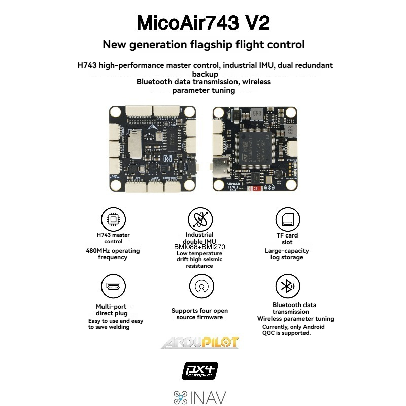 MicoAir743 V2 Pengontrol Pener - Drone Rc Leading ulasan dan harga