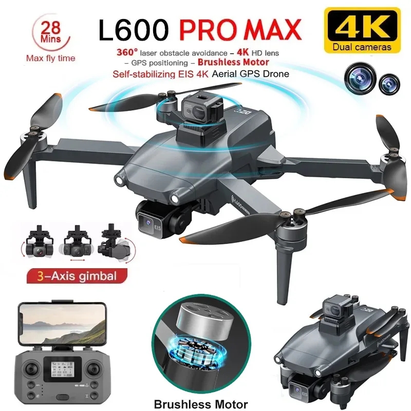 L600 PRO MAX Drone GPS profesi - Drone Ae Rc ulasan dan harga