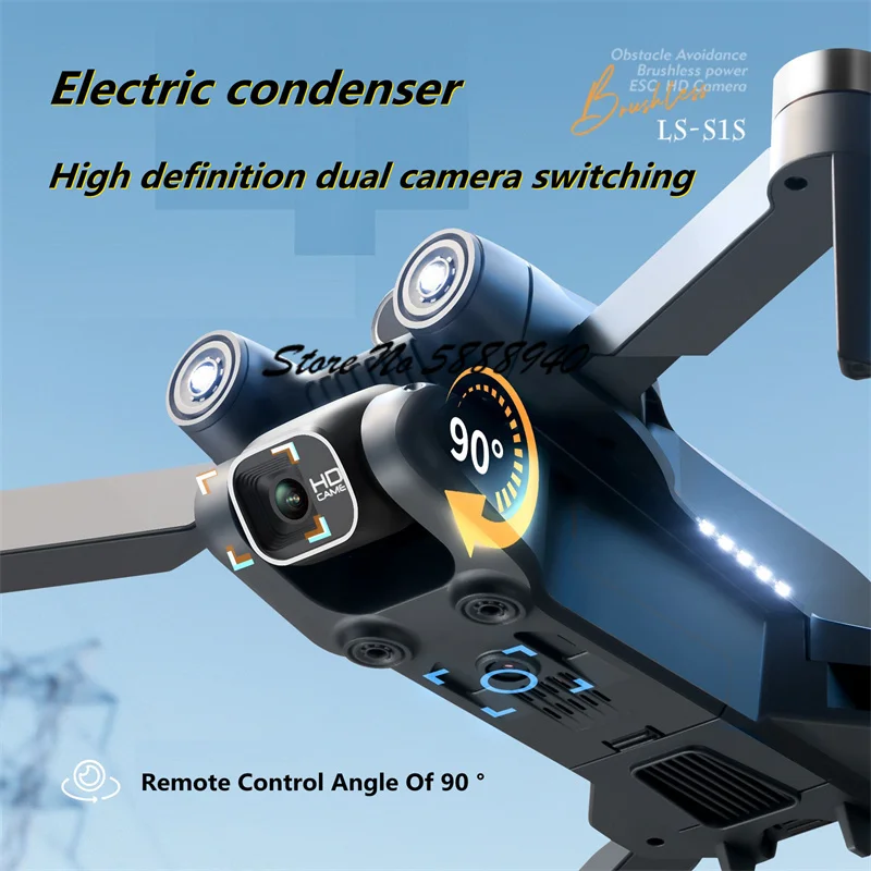 Drone Lipat dengan Kontrol Jar - Drone S1S Rc Quadcopter ulasan dan harga
